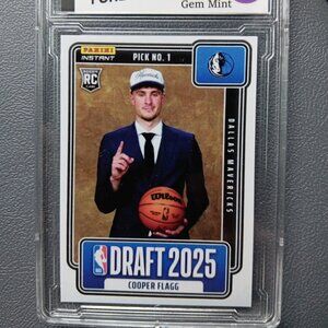 2025 Panini Instant Cooper Flagg Rookie Graded 10
